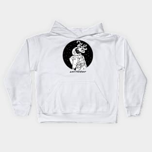 Alien friendship Kids Hoodie